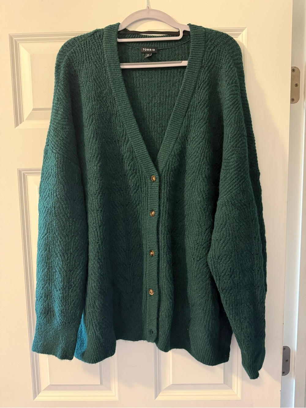 Torrid V-Neck Button Cardigan Sweater